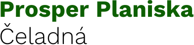 Prosper Planiska Čeladná Logo