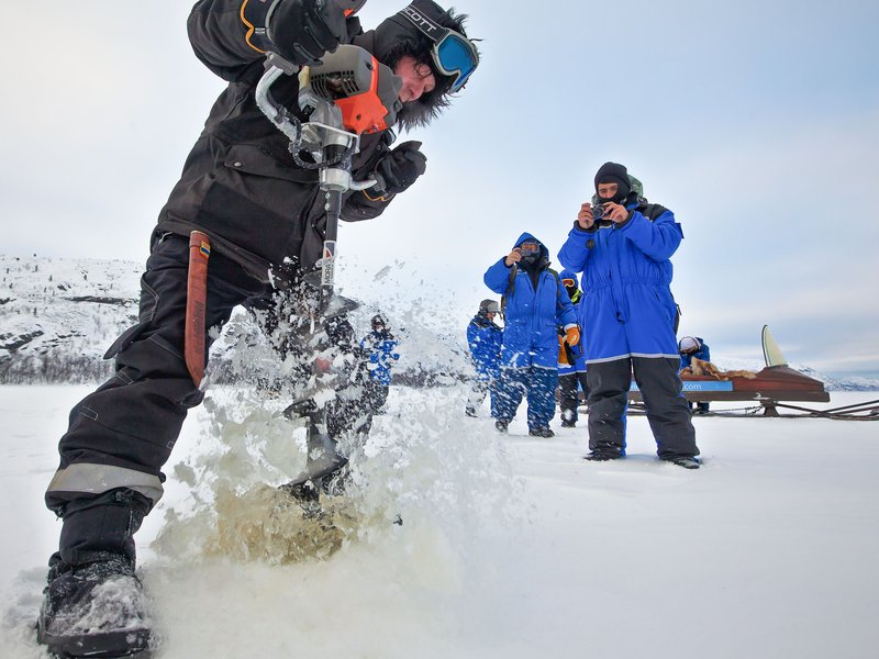 Overview of ice fishing gambling